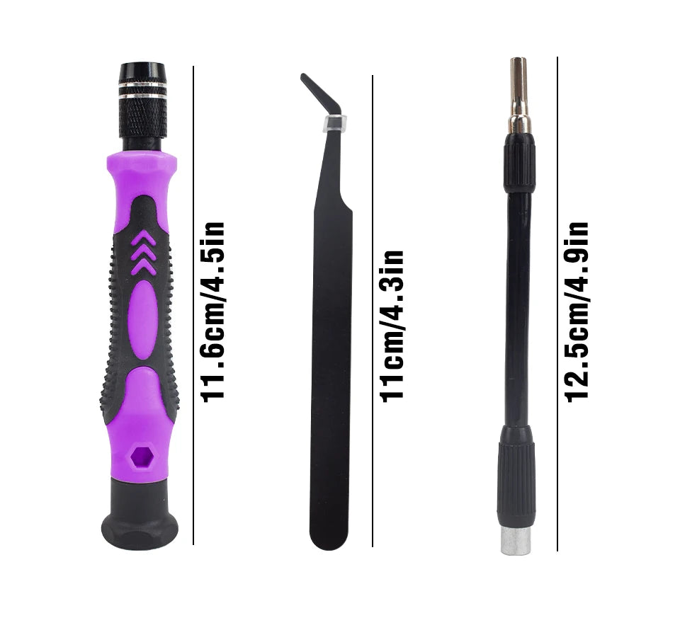 115 in 1 Precision Screwdriver Set Magnetic Repair Tools Kit for Computer Laptop Phone MacBook Household Repairs