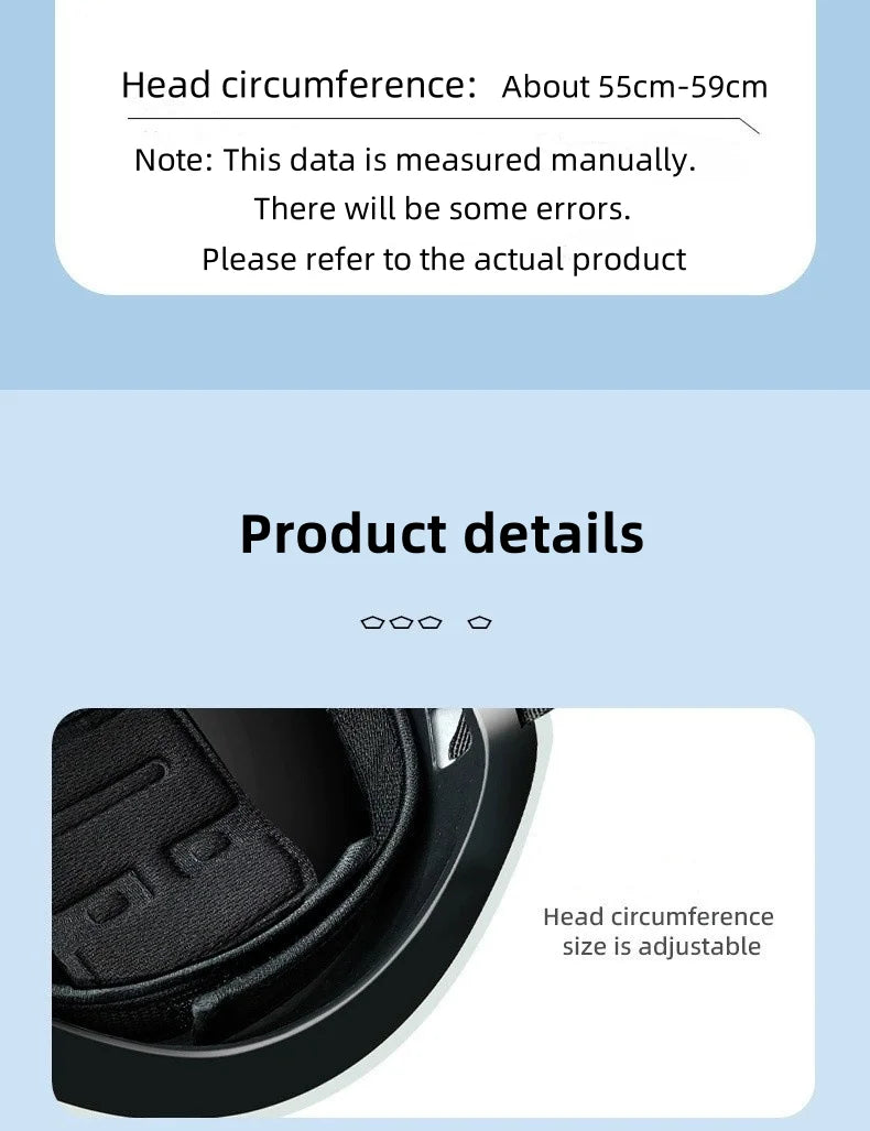 Men's motorcycle helmet - Comfortable and breathable. Bicycle and electric vehicle helmet - 3C certified safety equipment.