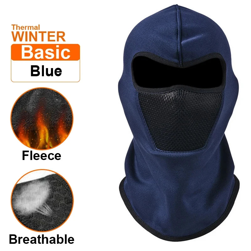 Thermal Winter Balaclava Cycling Full Face Mask Warm Outdoor Sports Motorcycle Ski Fishing Hunting Mask Fleece Scarf Cap Bandana