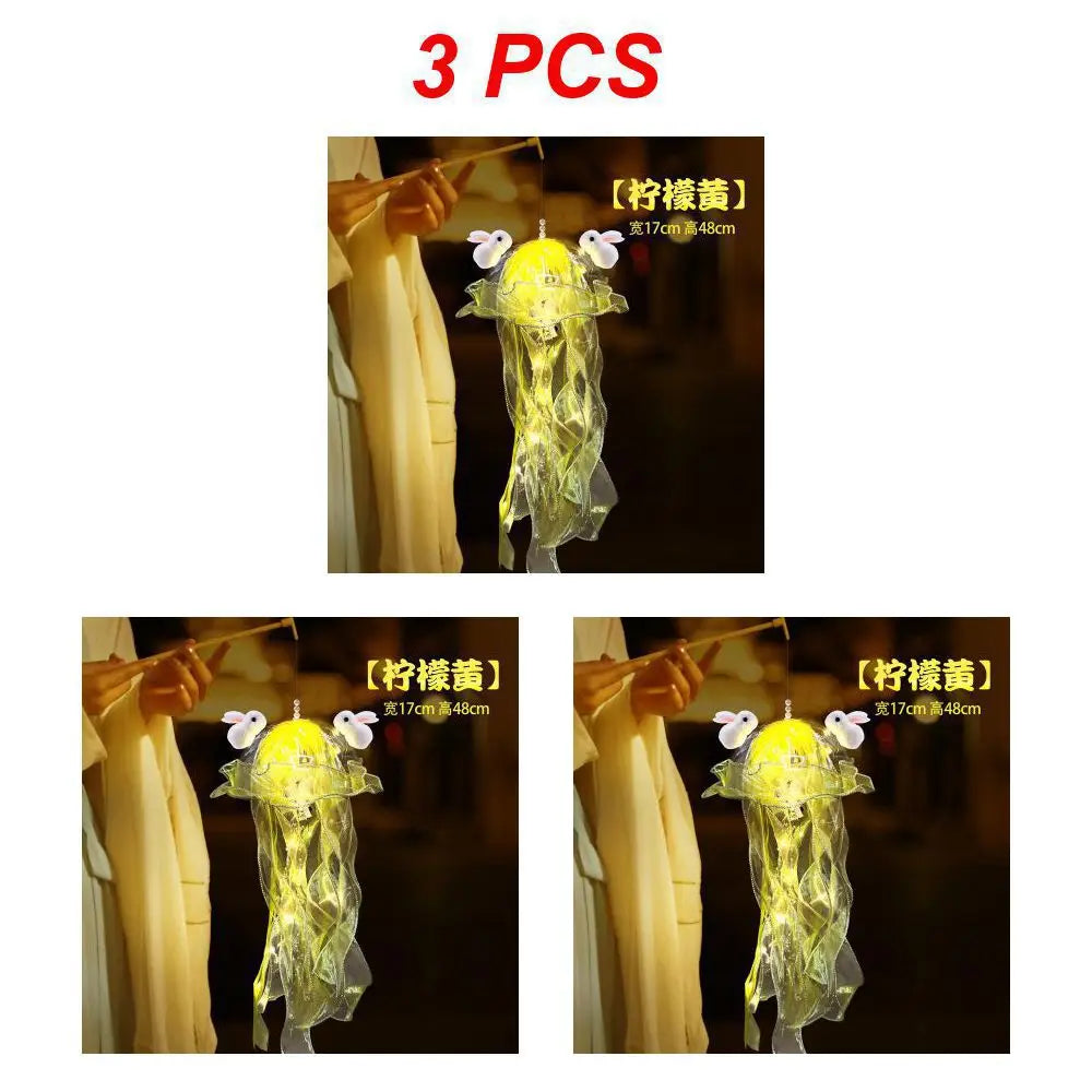 Jellyfish Lamp, Portable Flower Lamp, Girl Room Atmosphere Decoration Lamp, Bedroom Night Lamp, Home Decoration, Birthday Gift