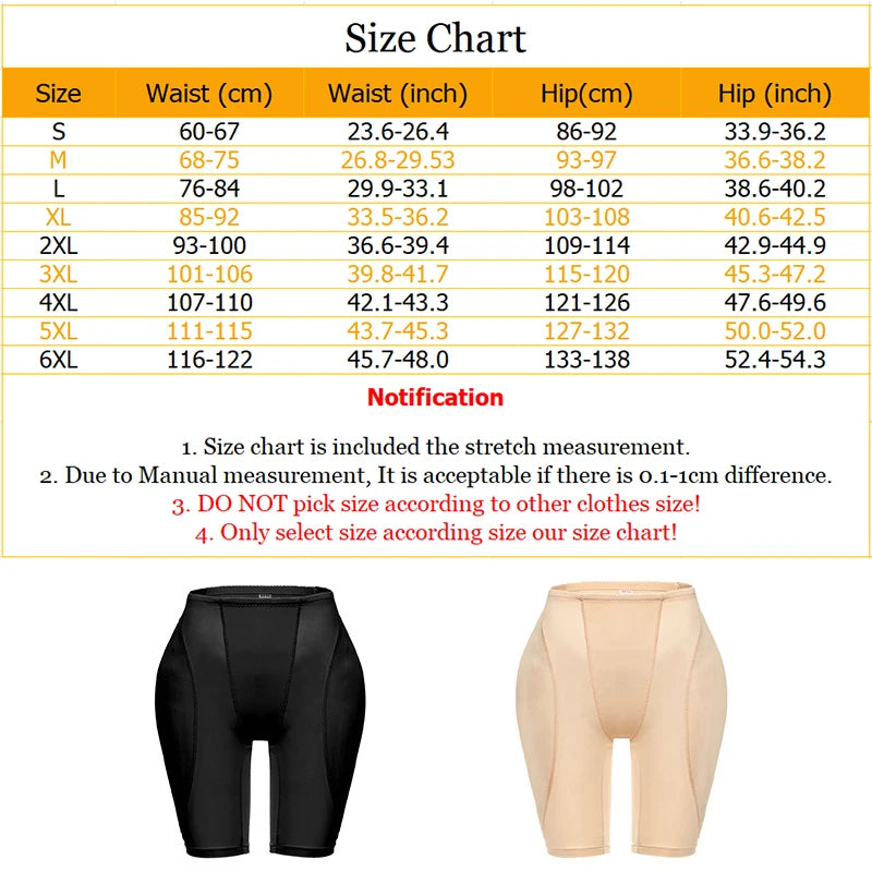 Shapewear for women's Butt Push Up Women Buttock Padding Panties Waist Trainer
