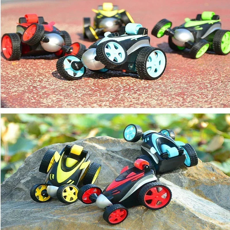 Stunt RC Car Electric Universal Rolling Toy Drift Tumbling Dump Truck Wireless Remote Control Toys Off-road Racing Car Toy