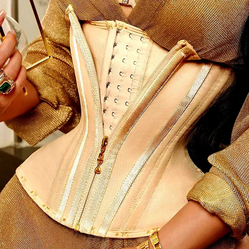 Shapewear for women's Fajas Colombians Girdles Waist Trainer High Compression BBL Corset Tummy Control Sheath Flat Stomach Modeling Belt