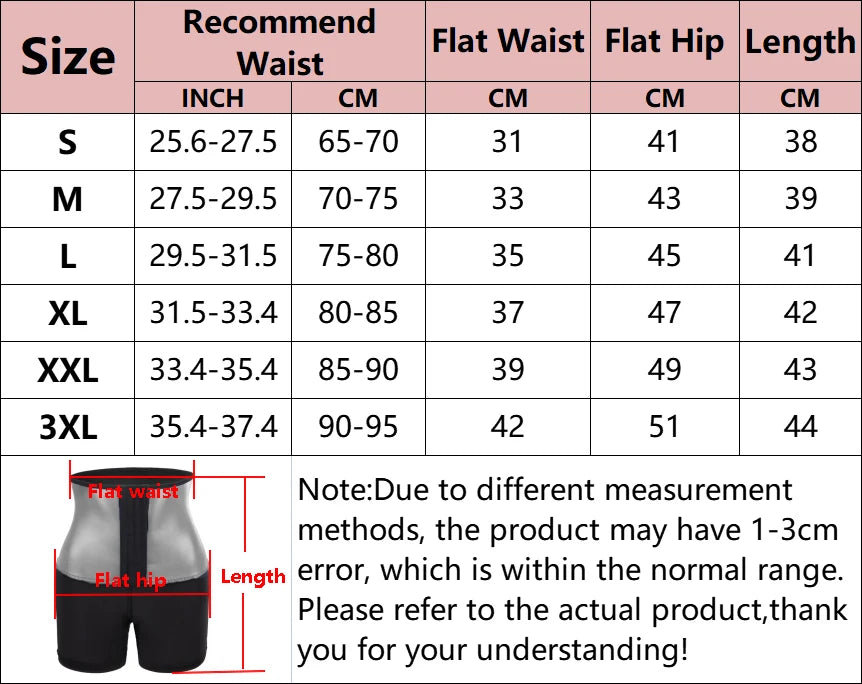 Shapewear for Women Sweat Sauna Pants Body Shaper Weight Loss Slimming Shorts Shapewear Women Waist Trainer Hot Thermo Sweat Pants Fitness