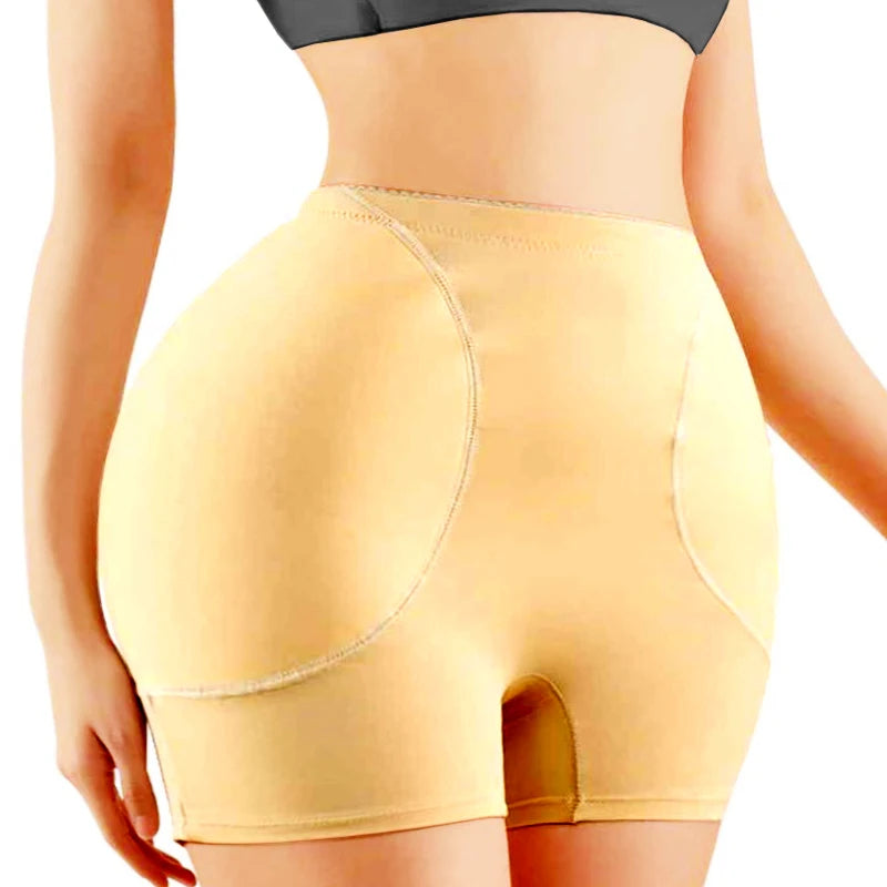 Shapewear for Women Padded Buttock Butt Lifter Fixed Sponge Cushion Fake Ass Underwear Hip Enhancer Tummy Control Panties Fajas Colombianas Girdles
