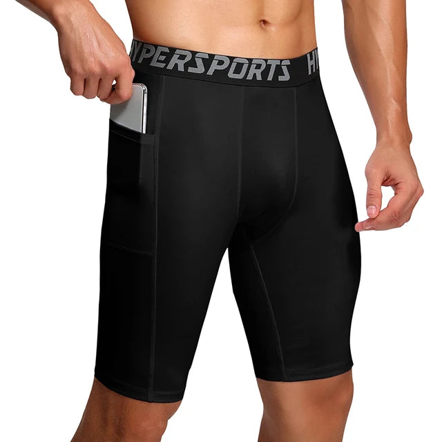 shorts for men's Compression Shorts Men Summer Sportswear Training Tights Gym Fitness Leggings Short Pants Sport Bottoms Running Shorts Men