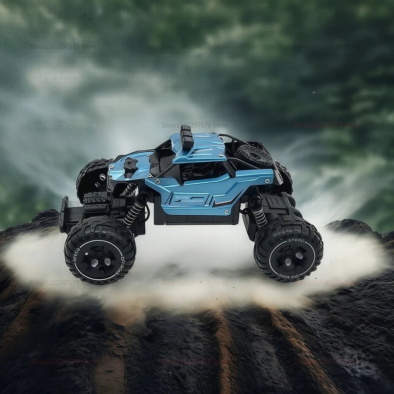 2025 New 2.4G Alloy Electric RC Car Off Road High Speed Racing Vehicle Truck Rechargeable RC Car Toy for Boy Kids Birthday Gifts