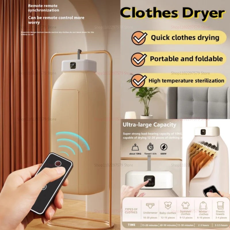 Multifunctional Portable Clothing Dryer