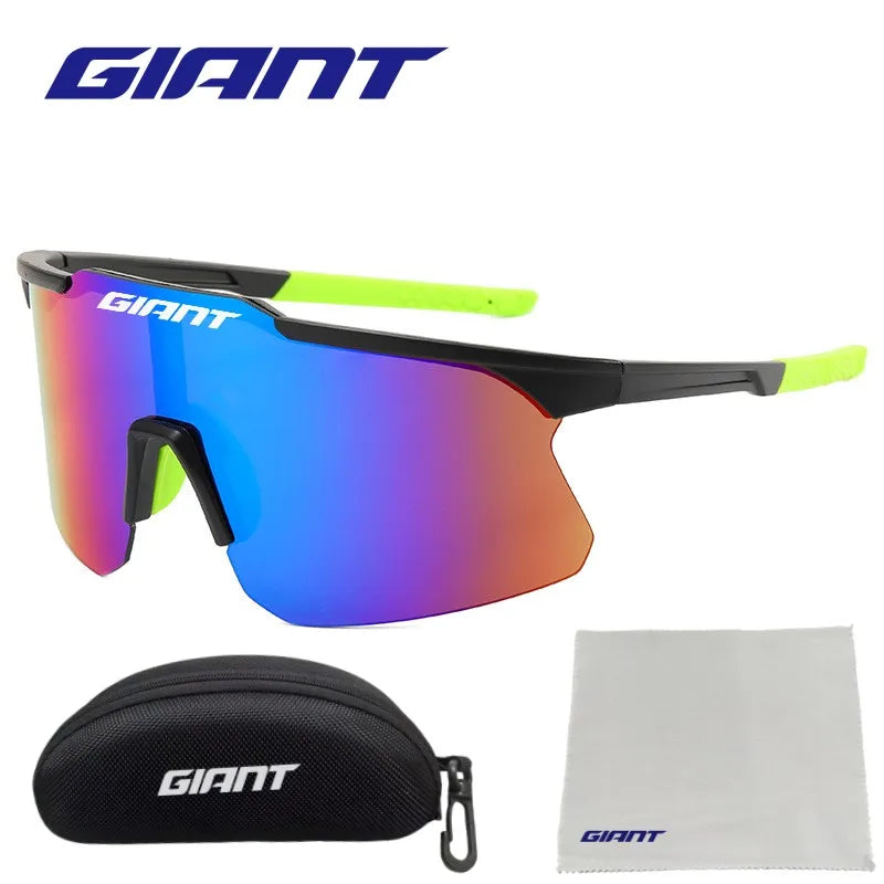 Giant New men's and women's outdoor sports cycling,  bicycle, driving, travel sunglasses can be paired with glasses cloth box