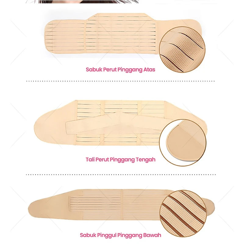 Shapewear for Women  3in1 Corset Postpartum Belly Band Pregnant Women Tummy Belly Pelvis Belt Wrap Waist Trainer Recovery Bandage Strap Body Shaper