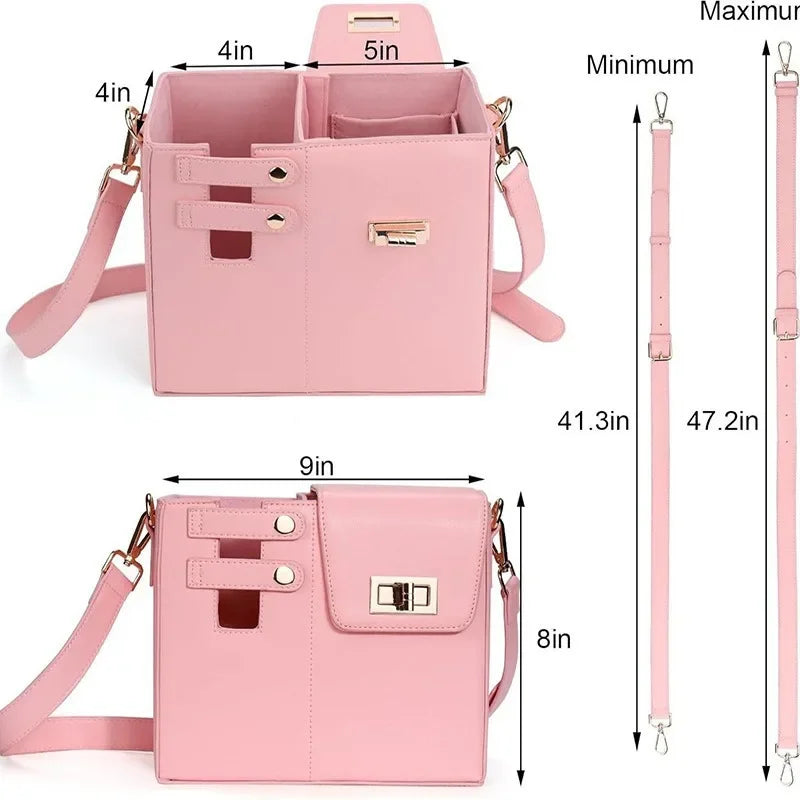 New Portable Outdoor Single Shoulder Bag Large Capacity Simple Square Crossbody Bag Design Sensibility Bottle Water Cup Bag