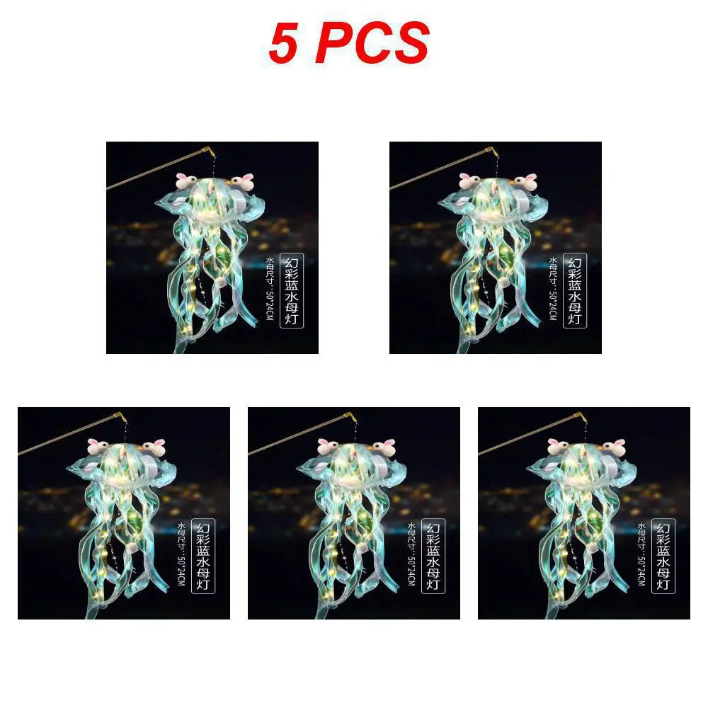 Jellyfish Lamp, Portable Flower Lamp, Girl Room Atmosphere Decoration Lamp, Bedroom Night Lamp, Home Decoration, Birthday Gift