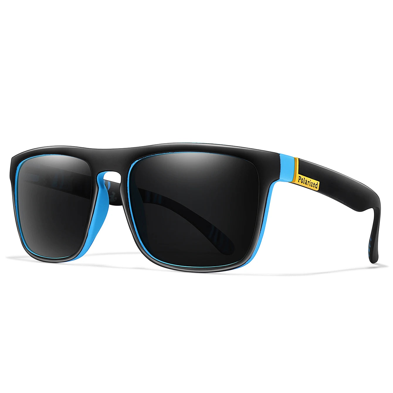 LOISRUBY Brand Polarized UV400 Sunglasses Men Driving Bike Motorcycle Classic Square Frame Cycling Fishing Eyewear Festival gift