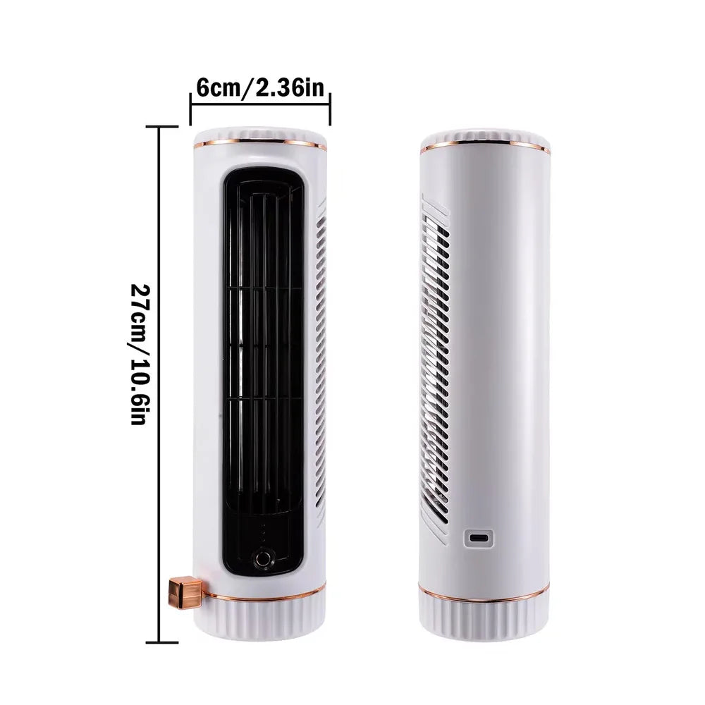 portable Desktop Tower Fans Circulation Air Conditioner 20dB Quiet Floor Fan