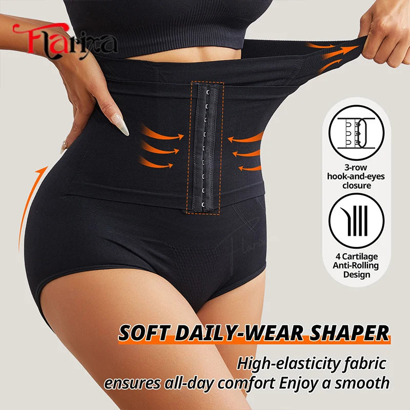 Shapewear for women's Waist Trainer Tummy Control Shorts Panties Women High Waist Shapewear Butt Lifter Underwear Postpartum Body Shaper