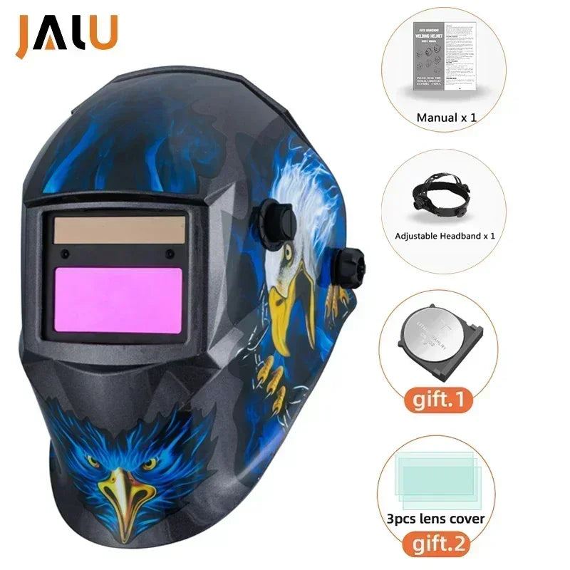Big View Mask Welding Helmet Filter Cascos Maquina Solda Capacete 1112 Welder Auto Darkening Welding Filter Mascara D Solda Mask