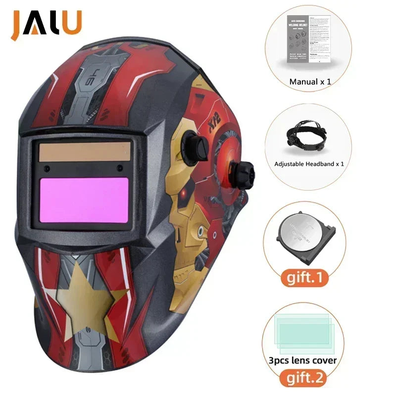 Big View Mask Welding Helmet Filter Cascos Maquina Solda Capacete 1112 Welder Auto Darkening Welding Filter Mascara D Solda Mask