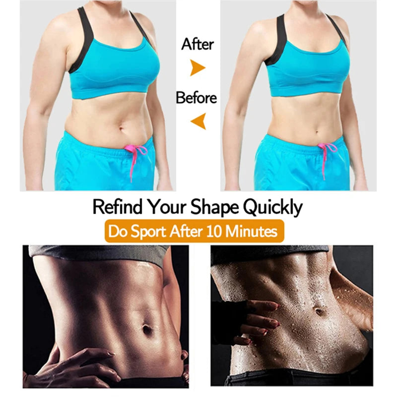 Shapewear for Women Sweat Sauna Pants Body Shaper Weight Loss Slimming Shorts Shapewear Women Waist Trainer Hot Thermo Sweat Pants Fitness