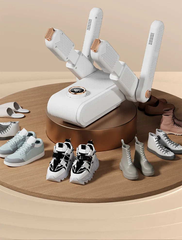Portable Foldable Electric Shoe Dryer UV Blue Light UV Sterilization Deodorizing Shoe Dryer Fast Drying Household Shoe Dryer
