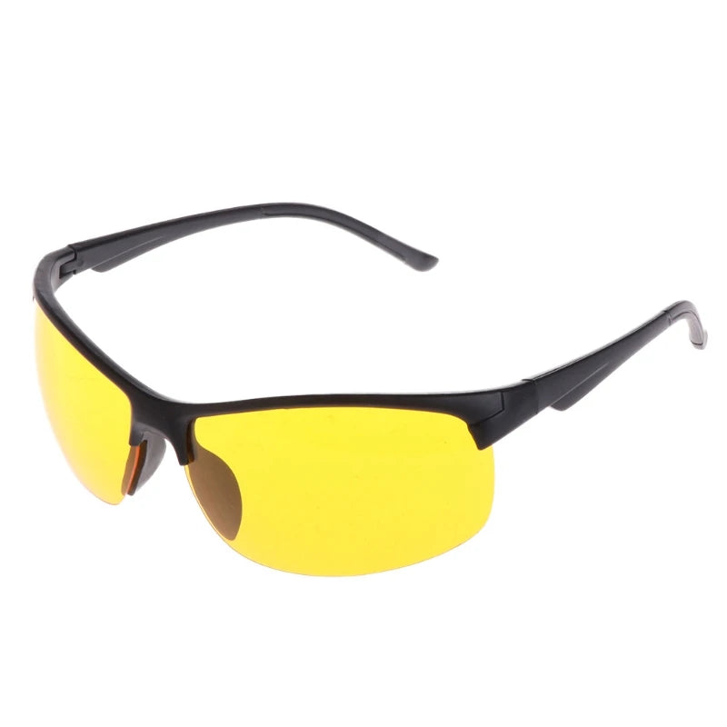 Night Vision Glasses Man Fishing Cycling Outdoor Sunglasses Yellow Lens Protection Unisex UV400 Fishing Eyewear