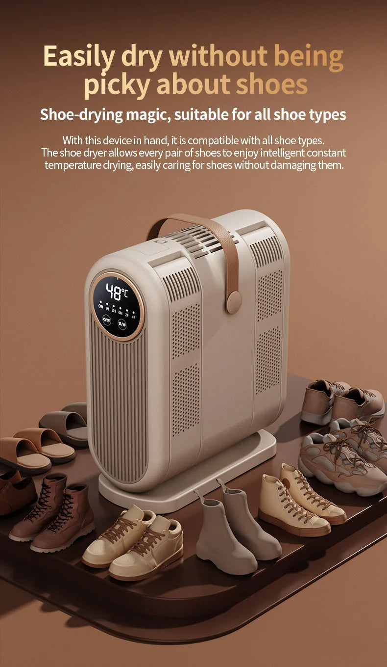 Six-Arm Foldable Shoe Dryer