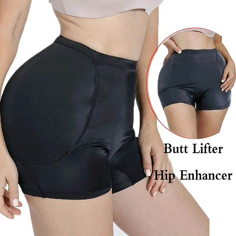 Shapewear for Women Padded Buttock Butt Lifter Fixed Sponge Cushion Fake Ass Underwear Hip Enhancer Tummy Control Panties Fajas Colombianas Girdles