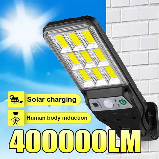 Solar LED Lights 400000LM Outdoor With 3 Mode Waterproof Motion Sensor