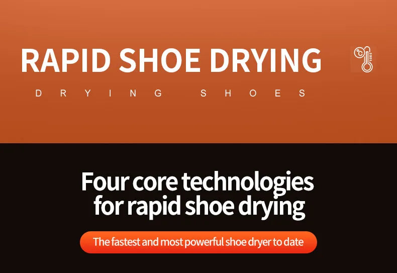 Six-Arm Foldable Shoe Dryer