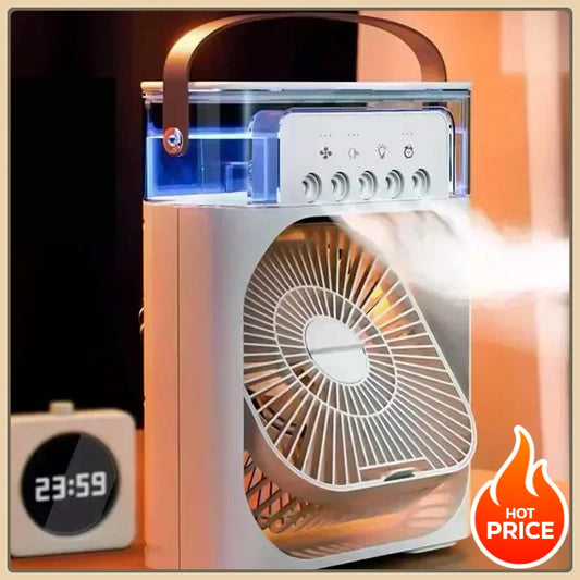 Portable Fan Air Conditioner LED Night Light
