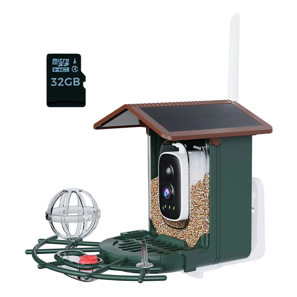 Bird Feeder Camera 4MP 2K HD Bird Video Capture