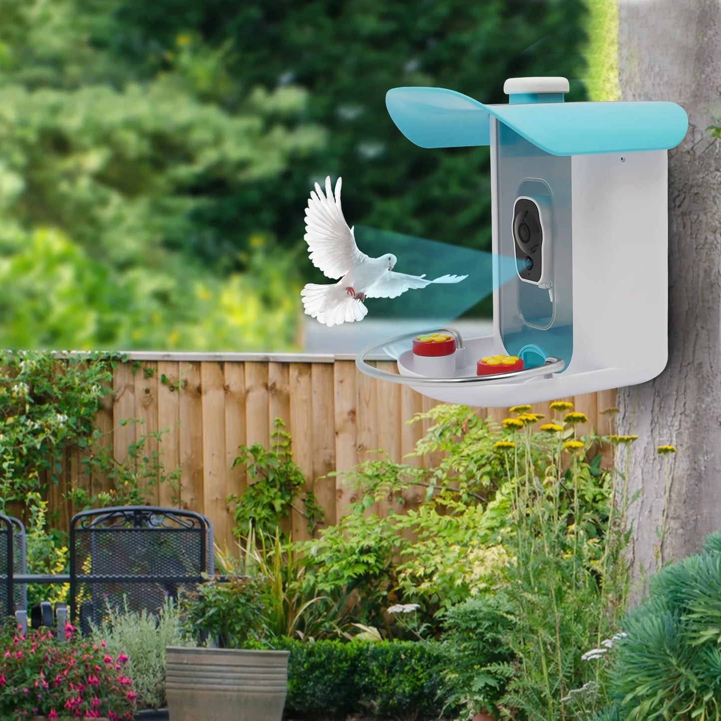 Bird Smart Feeder with Camera Solar Low Power Night Vision Ip65 Waterproof