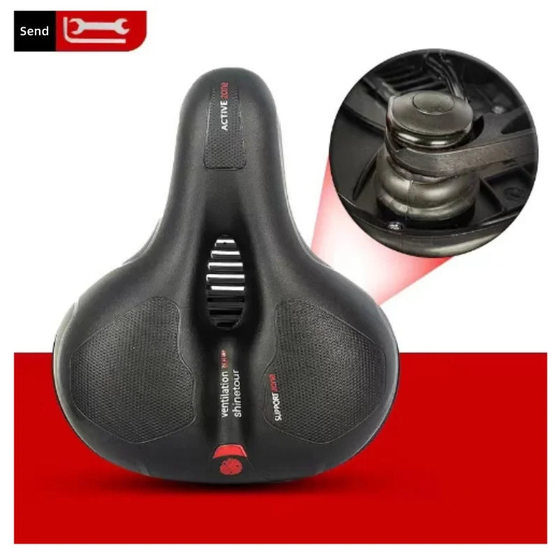 Universal Bicycle Seat for Mountain Bikes Thick Soft Breathable Shock Absorbing Ball Style Comfortable Dynamic Cycling Saddle