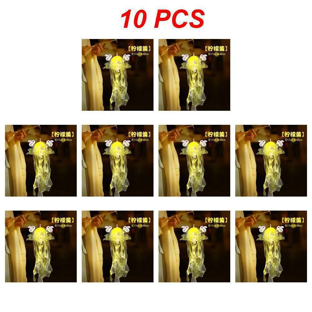 Jellyfish Lamp, Portable Flower Lamp, Girl Room Atmosphere Decoration Lamp, Bedroom Night Lamp, Home Decoration, Birthday Gift