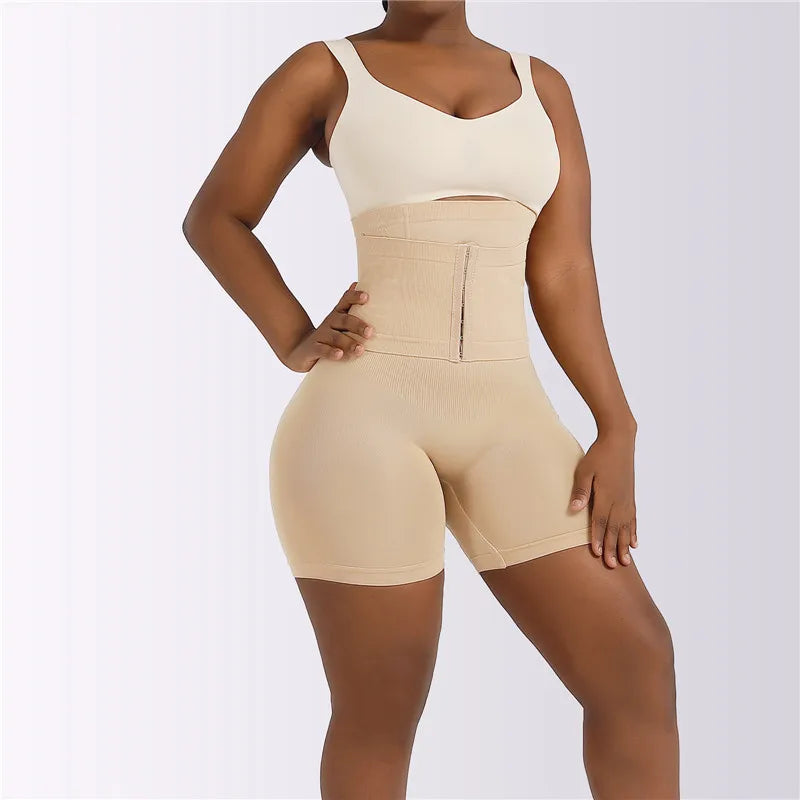 Shapewear for Women New Women Firm Tummy Control with Hook High Waist Trainer Body Shaper Butt Lifter Shapewear Panties Female Slimming Fajas Shorts