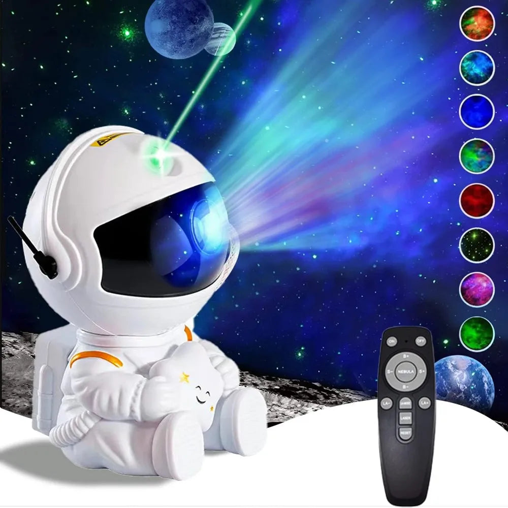 Star Projector Galaxy Night ight Astronaut Space Projector Starry Nebula Ceiling LED Lamp for Bedroom Home Decorative kids gift