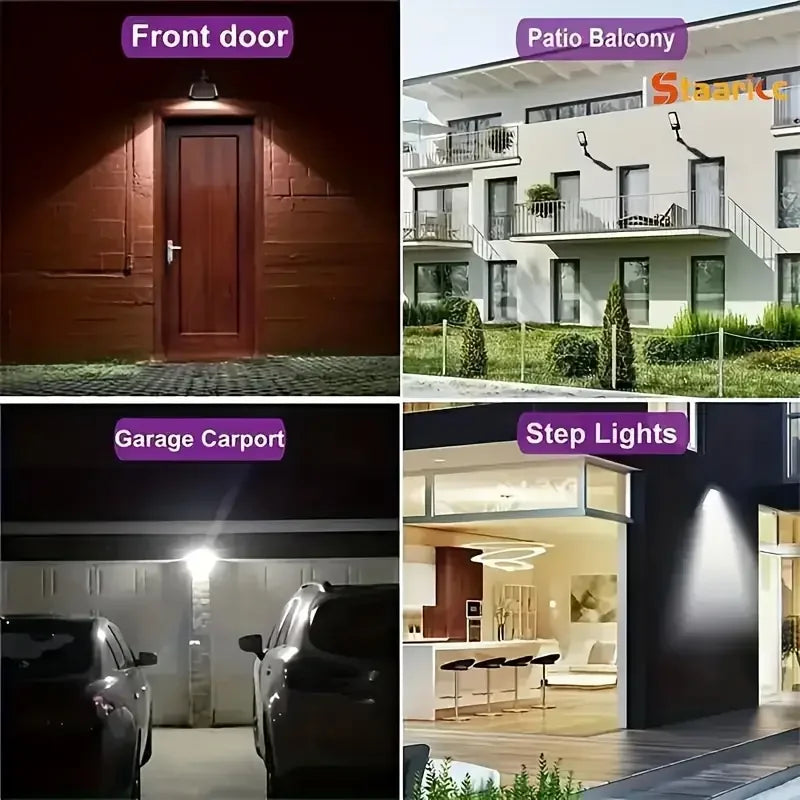 Solar LED Lights 400000LM Outdoor With 3 Mode Waterproof Motion Sensor