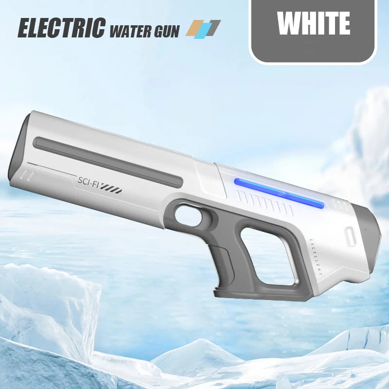 Electric Water Guns For Adults Powerful Squirt Automatic Water Suction Water Blasters Summer Outdoor Beach Toy For Boy Kid Gifts