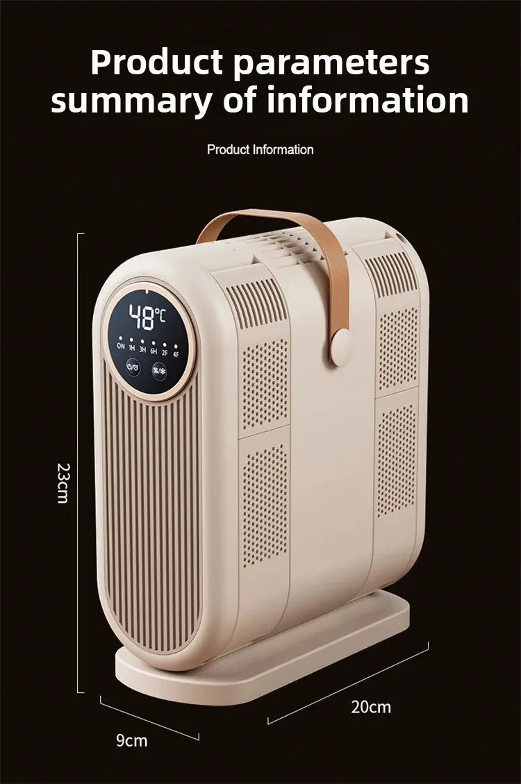 Portable Foldable Electric Shoe Dryer UV Blue Light UV Sterilization Deodorizing Shoe Dryer Fast Drying Household Shoe Dryer