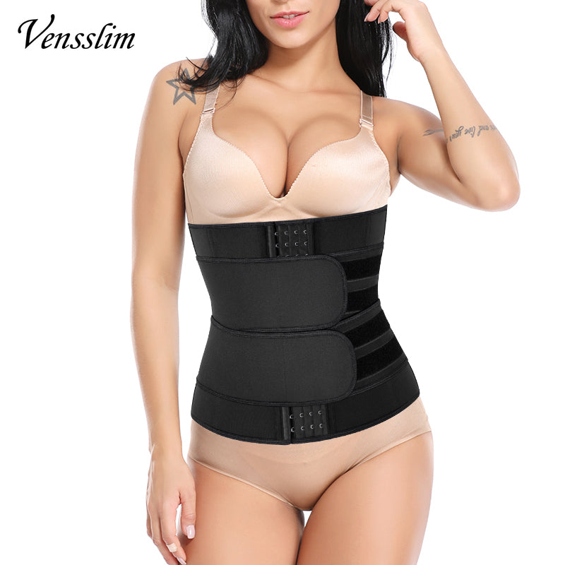 Shapewear for Women Waist Trainer Corset Trimmer Belt for Women Weight Loss Sweat Strap Body Shaper Belly Cincher Sports Girdle Fat Burner Band
