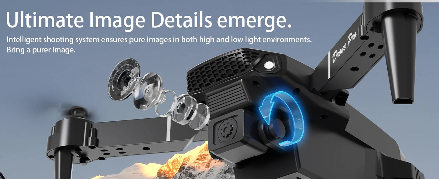 Drone 8K HD Wide-Angle Camera E88 PRO