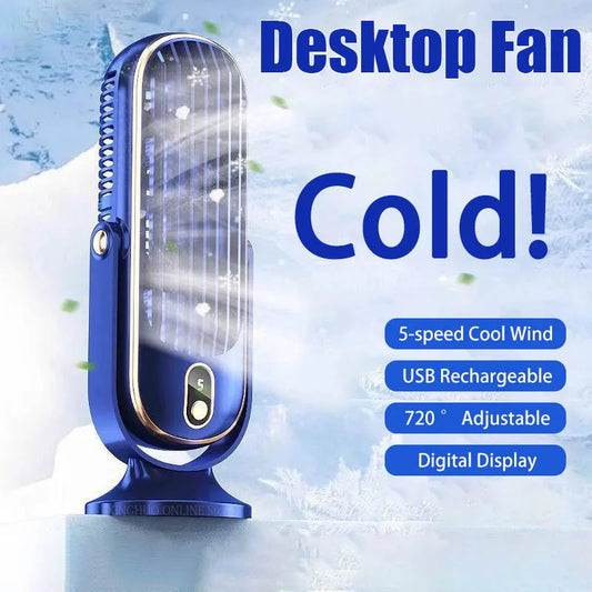 Portable Home Air Conditioning Fan 5-Speed 720° Swivel Outdoor Camping Air Cooler