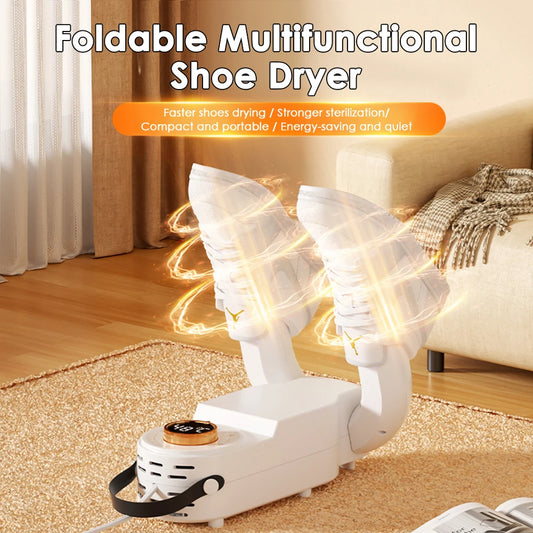 Electric Shoes Dryer Machine Folding Smart Constant Temperature Fast Dryer Heater Deodorizer Dehumidifier Device Boots Drier