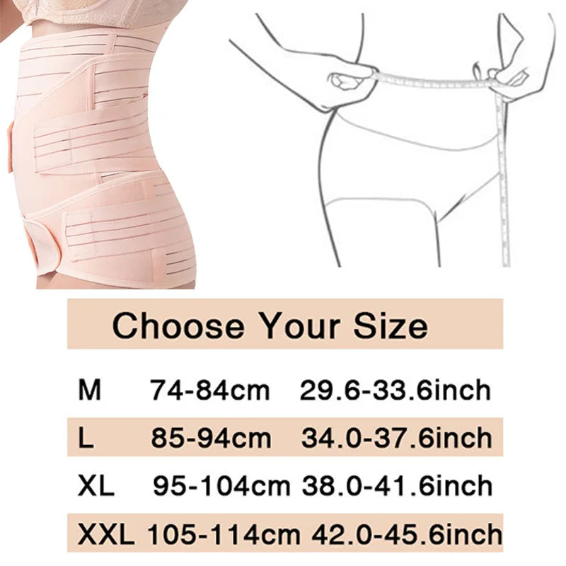 Shapewear for Women  3in1 Corset Postpartum Belly Band Pregnant Women Tummy Belly Pelvis Belt Wrap Waist Trainer Recovery Bandage Strap Body Shaper