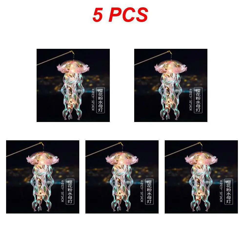 Jellyfish Lamp, Portable Flower Lamp, Girl Room Atmosphere Decoration Lamp, Bedroom Night Lamp, Home Decoration, Birthday Gift
