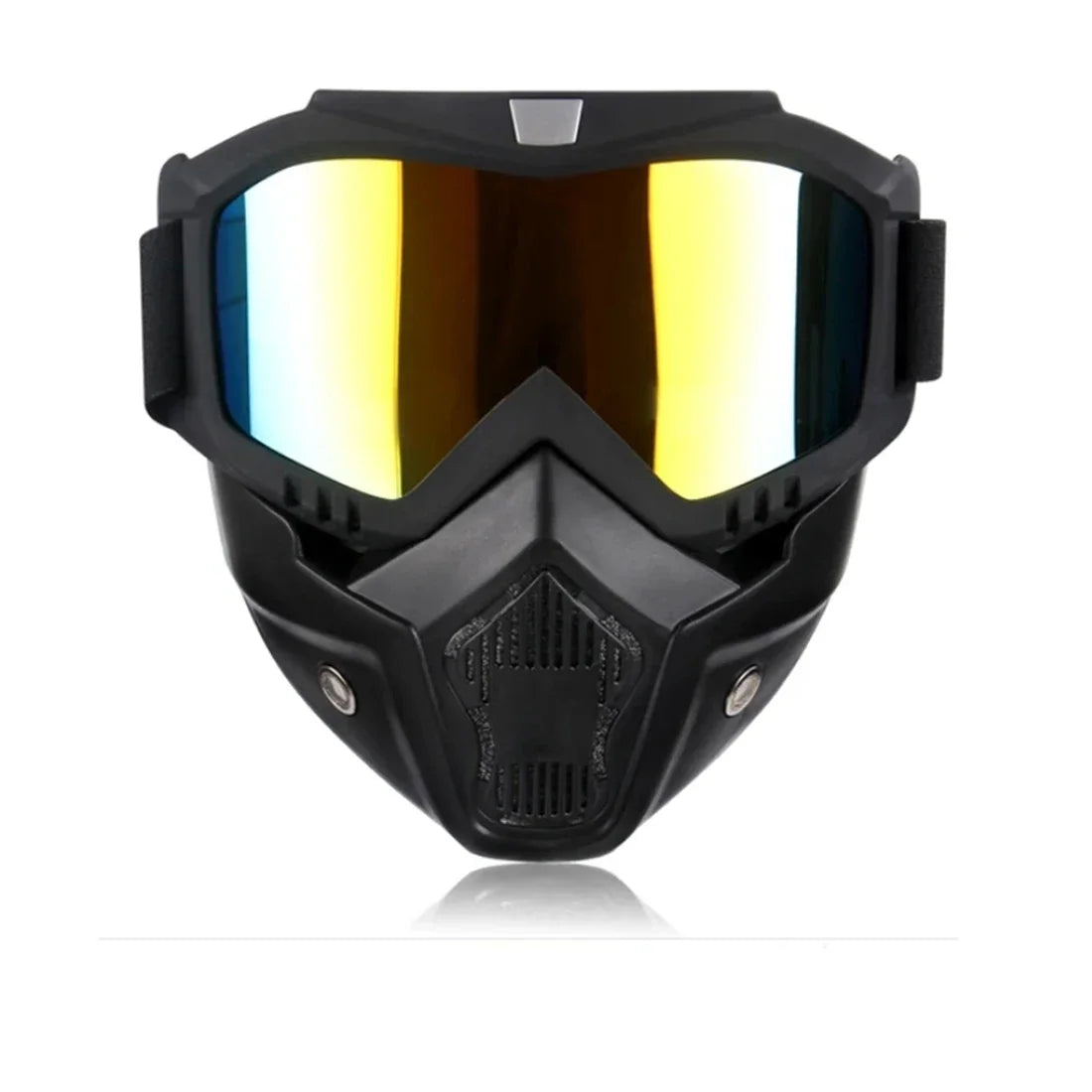 MTB Safety Mask & Goggles Combo - Windproof Protection for Extreme Cycling, Dirt Bikes & Outdoor Sports
