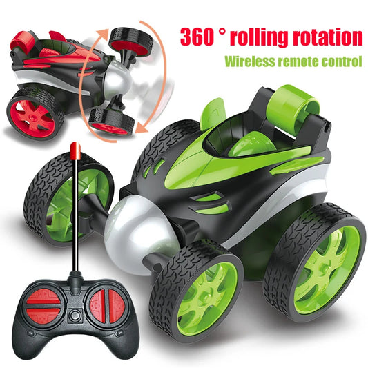 Stunt RC Car Electric Universal Rolling Toy Drift Tumbling Dump Truck Wireless Remote Control Toys Off-road Racing Car Toy
