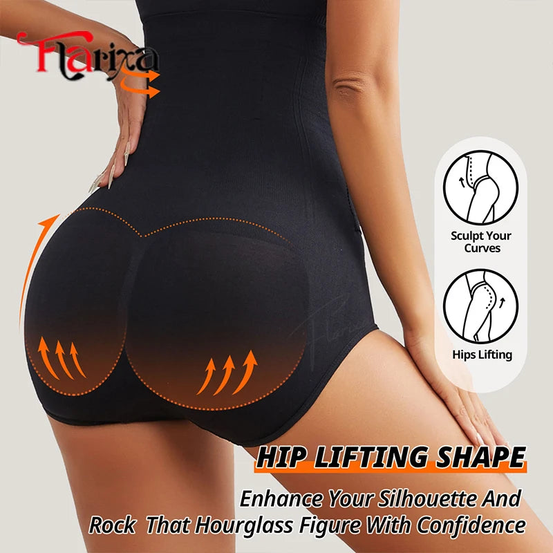 Shapewear for women's Waist Trainer Tummy Control Shorts Panties Women High Waist Shapewear Butt Lifter Underwear Postpartum Body Shaper