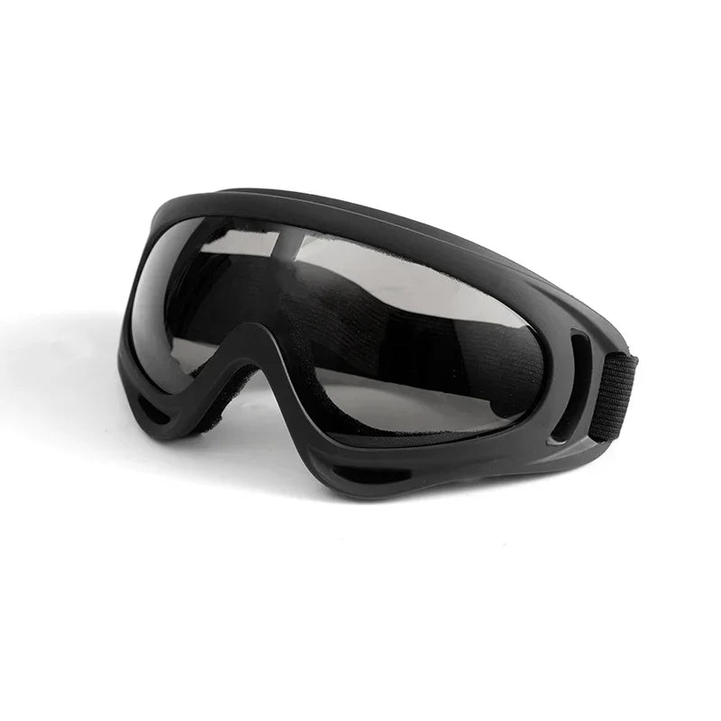 MTB Safety Mask & Goggles Combo - Windproof Protection for Extreme Cycling, Dirt Bikes & Outdoor Sports