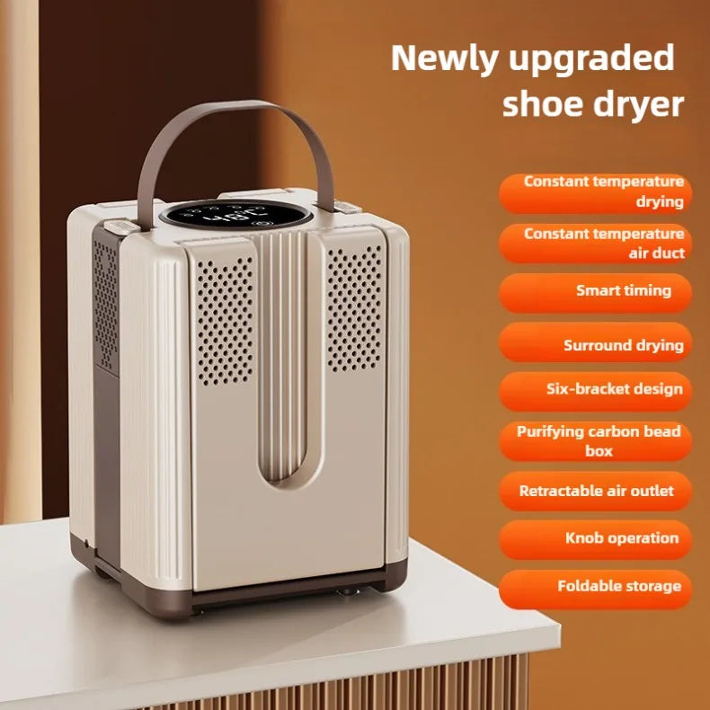 Six-Arm Foldable Shoe Dryer