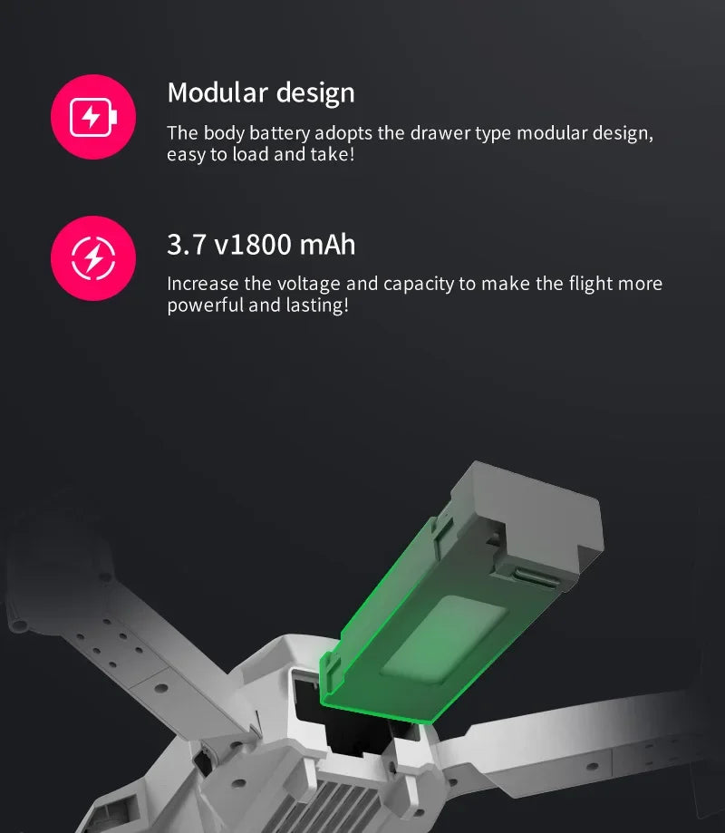 Drone E88 Pro WiFi FPV Drone - Single/Dual 4K/1080P Camera